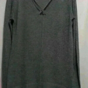 un branded pullover sweater open front criss cross design Normcore Lagenlook